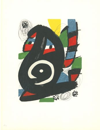 Литография Miró - - La mélodie acide - 14