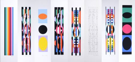 Сериграфия Agam - +-X9 Suite, 1977 - Hand-signed