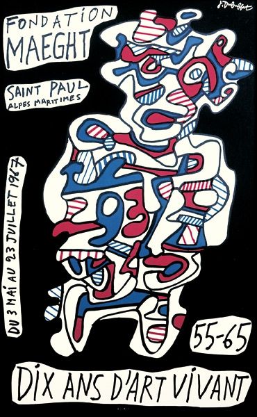 Сериграфия Dubuffet - 10 ans d'art vivant