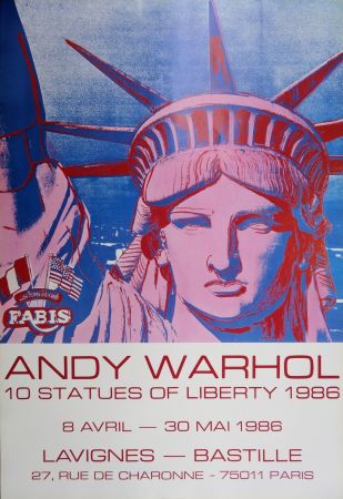 Иллюстрированная Книга Warhol - 10 Statues of Liberty