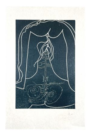 Гравюра На Дереве Müller - 13 FOIS ELLE ET MOI - BORNE