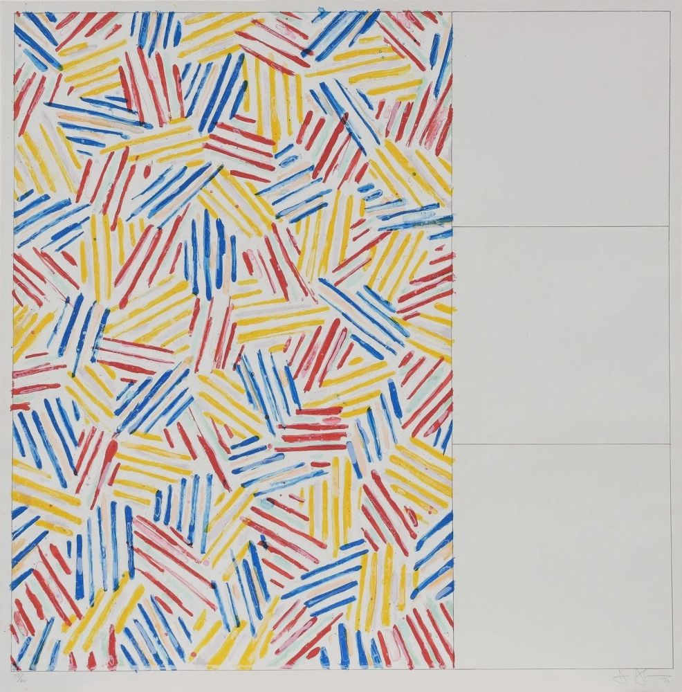 Литография Johns - #1 (After 'Untitled 1975')