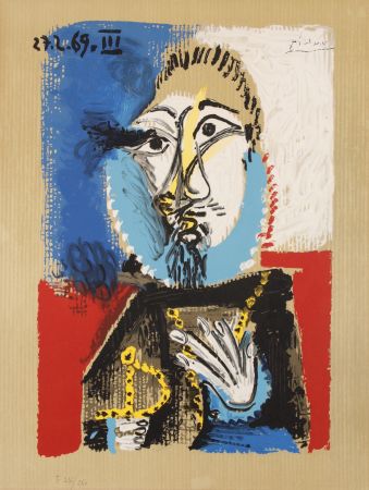 Литография Picasso -  27.3.69 III