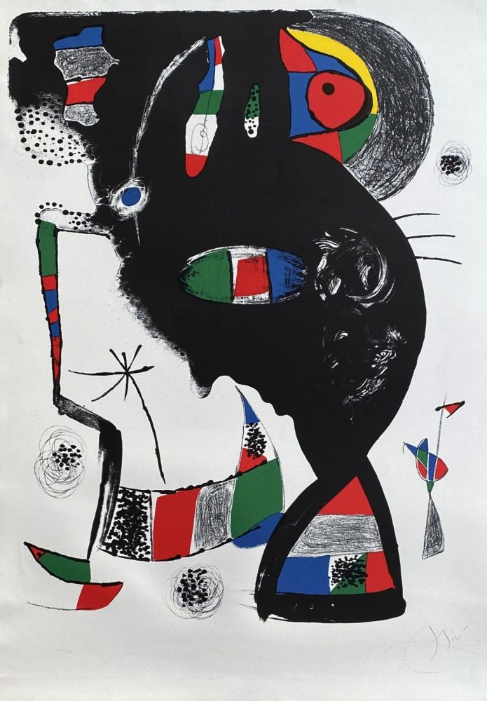 Литография Miró - 42 rue Blomet