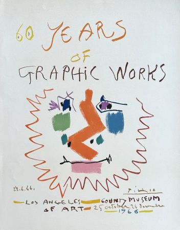 Литография Picasso - 60 years of graphic works - Los Angeles County Museum