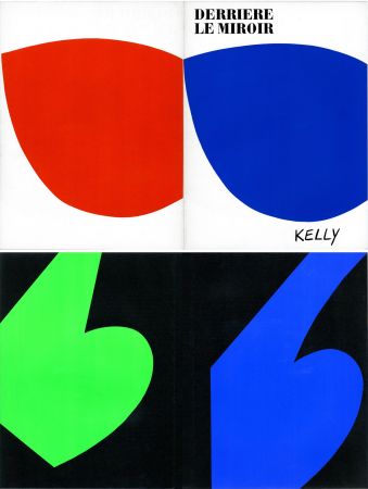 Иллюстрированная Книга Kelly - 6 LITHOGRAPHIES ORIGINALES : Derrière Le Miroir n° 110. Octobre-novembre 1958.