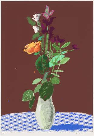 Многоэкземплярное Произведение Hockney - 7th March 2021, More Flowers on a Table