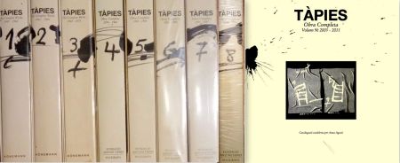 Иллюстрированная Книга Tàpies - 9 Volumes - Tàpies - Complet Work - Catalogue raisonné of Paintings 1943 - 2011