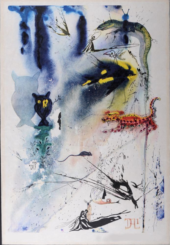 Фототипия Dali - A Caucus Race and a Long Tale, 1969