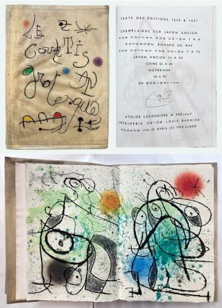 Иллюстрированная Книга Miró - A. de Monluc, ILIAZD et MIRÓ : LE COURTISAN GROTESQUE, avec 15 gravures originales (1974)
