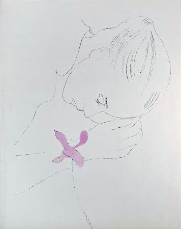 Литография Warhol - A Gold Book