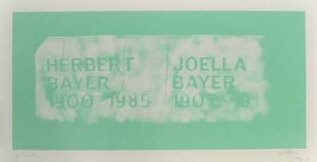 Литография Myles - A History of Type Design / Herbert Bayer, 1900-1985 (Aspen, USA)