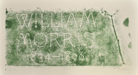 Литография Myles - A History of Type Desing / William Morris, 1834-1896 (Kelmscott, England)