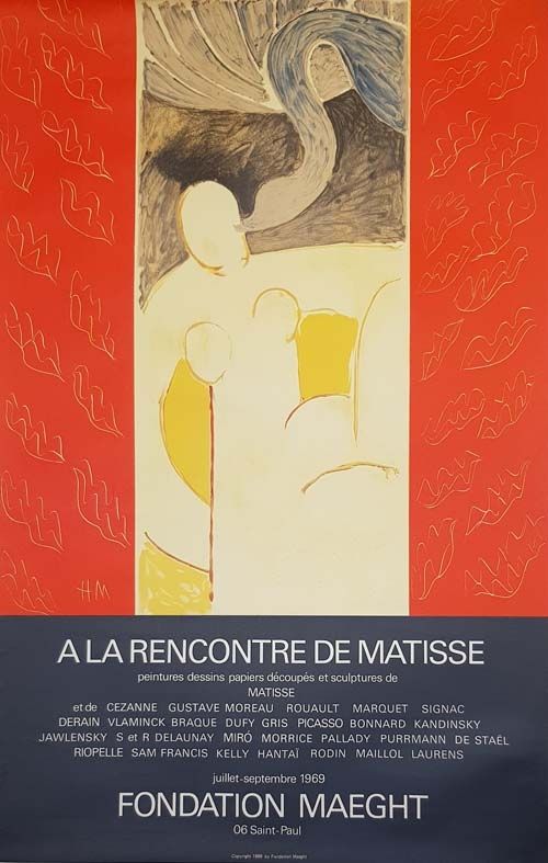 Литография Matisse - A la Rencontre de Matisse Fondation Maeght