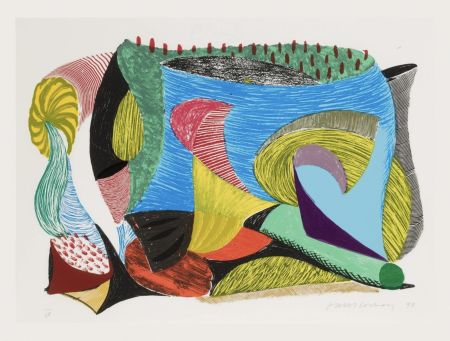 Сериграфия Hockney - Above and Beyond