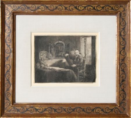 Гравюра Rembrandt - Abraham Francen, apothecary