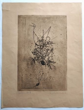 Офорт Friedlaender - Abstract composition