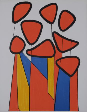 Литография Calder - Abstract Composition, 1972
