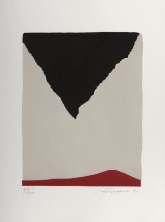 Литография Santomaso - Abstract Composition, 1972 - Hand-signed