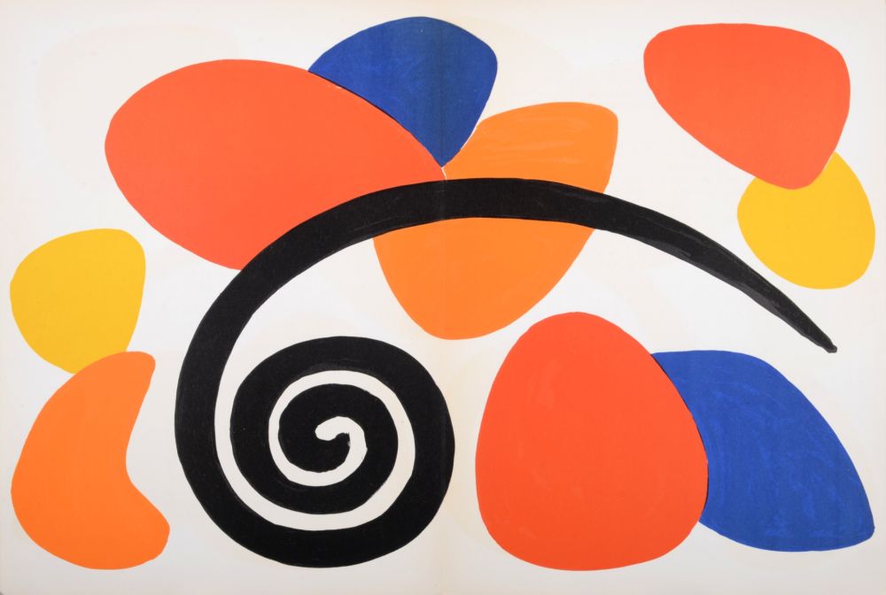 Литография Calder - Abstract composition (A), 1968