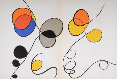 Литография Calder - Abstract composition (B), 1968