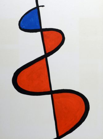 Литография Calder - Abstract composition, Retrospektive 1973