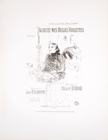 Литография Toulouse-Lautrec - Achetez mes belles violettes, 1895