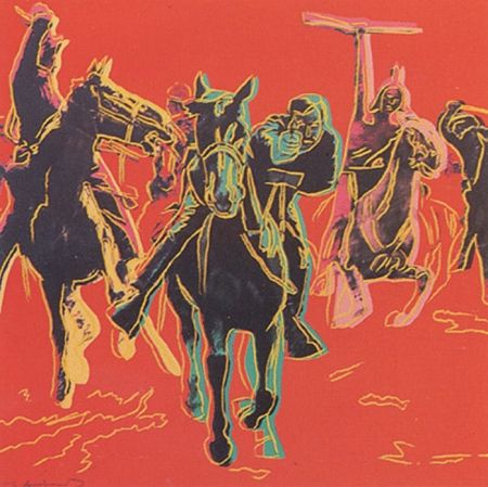 Сериграфия Warhol - Action Picture (FS II.375)