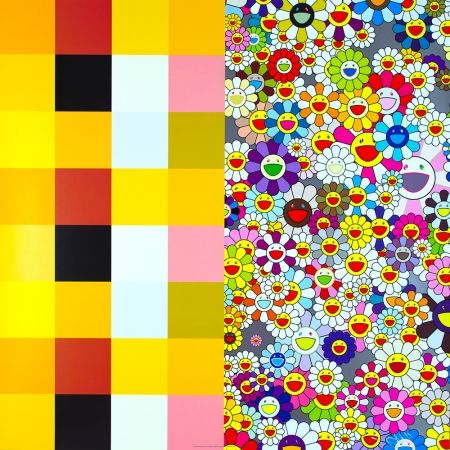 Литография Murakami - Acupuncture / Flowers (Checkers)