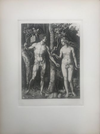 Офорт Durer - Adam & Eve