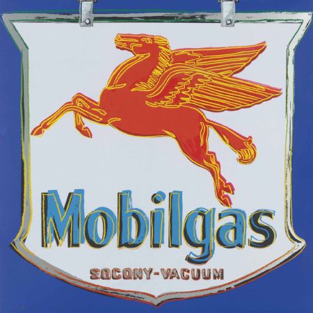 Сериграфия Warhol - Ads : Mobilgas, 1985