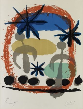 Литография Miró - Affiche De l'Exposition Constellations