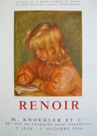 Афиша Renoir - Affiche d'exposition