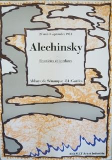 Афиша Alechinsky - Affiche exposition Abbaye de Sénanque