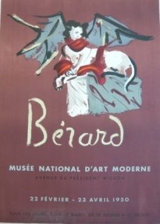 Литография Berard - Affiche exposition Musée d'art moderne Mourlot
