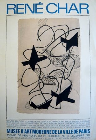 Афиша Braque - Affiche exposition René Char