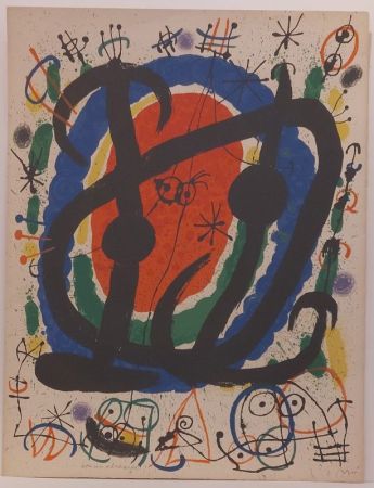 Литография Miró - Affiche pour le XXIIème Salon de Mai 