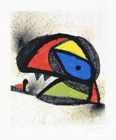 Литография Miró - Affiche pour l’exposition ‘Homenatge a J. Torres Clavé (Poster for the exhibition ‘Homenatge a J. Torres Clavé), 1980