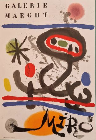 Афиша Miró - Affiche pour l'exposition 