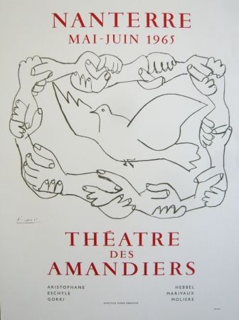 Афиша Picasso - Affiche théâtre des Amandiers
