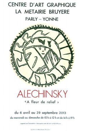 Афиша Alechinsky - Affiche À FLEUR DE RELIEF