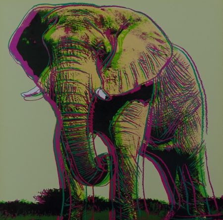 Сериграфия Warhol - African Elephant