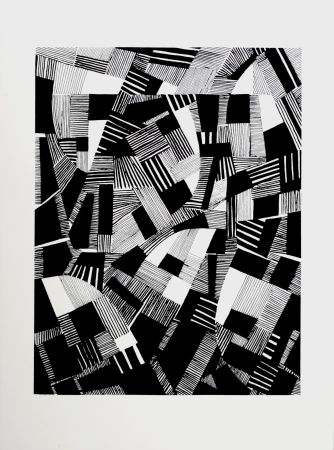 Сериграфия Freundlich - (After) Composition #V, 1989