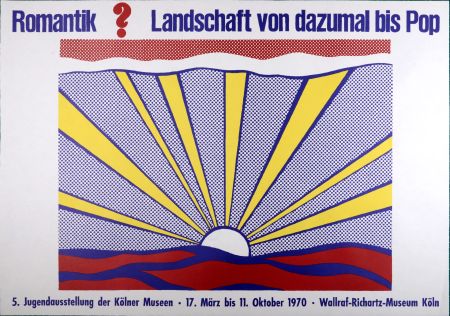 Сериграфия Lichtenstein - (After) Romantik? Landschaft von dazumal bis Pop, 1970