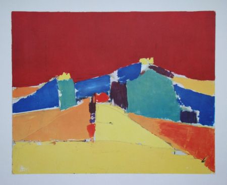 Литография De Stael - Agrigente