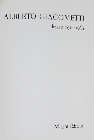 Иллюстрированная Книга Giacometti - Alberto Giacometti, dessins 1914-1915