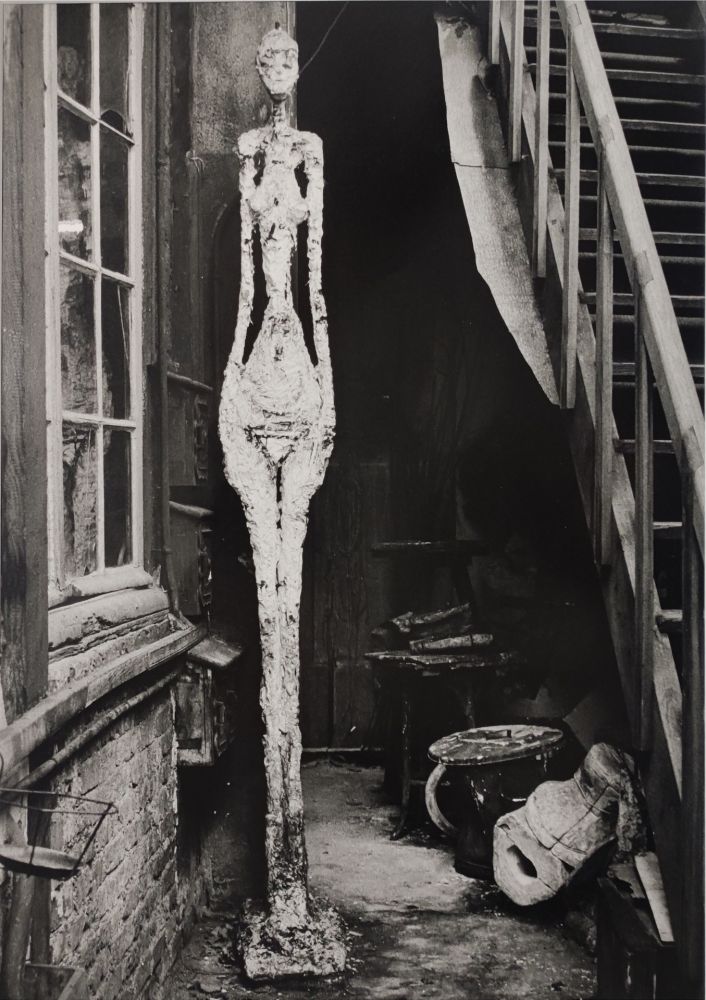Фотографии Scheidegger - Alberto Giacometti, Frauen-Skulptur