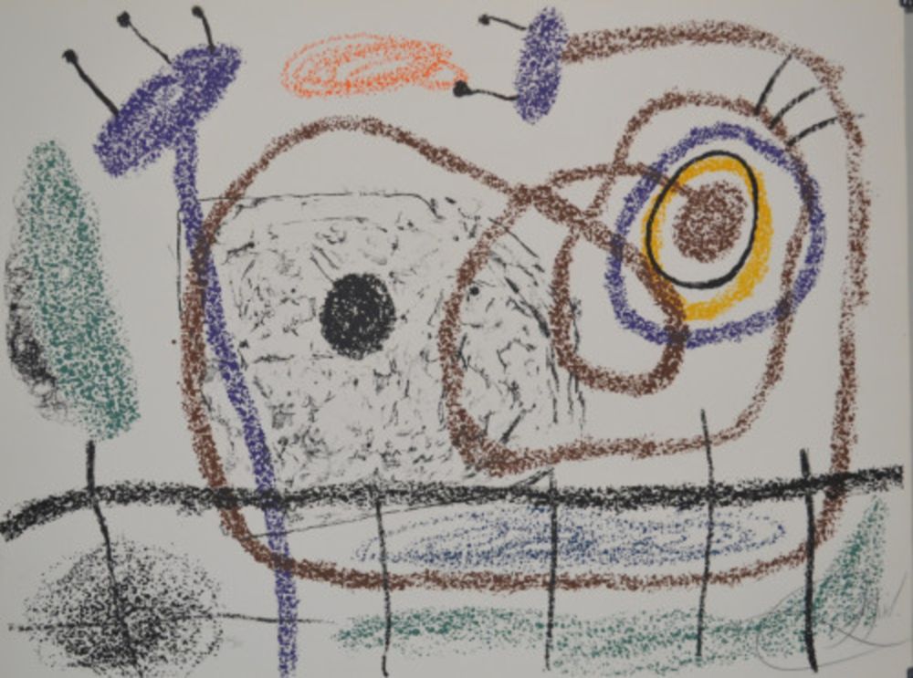 Литография Miró - Album 21 - M1132