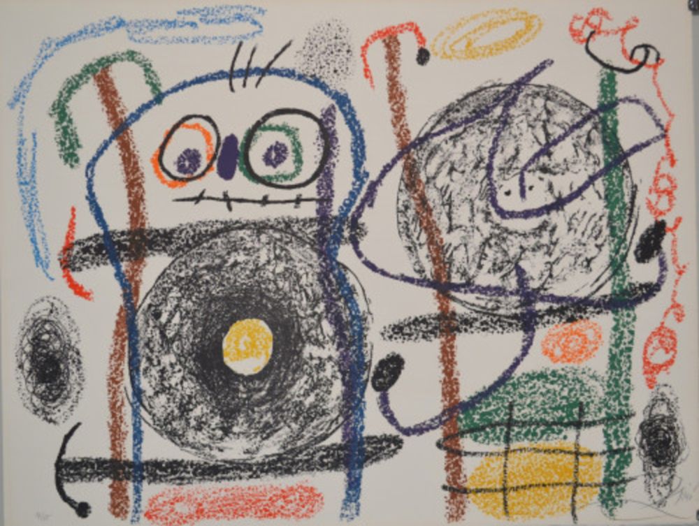 Литография Miró - Album 21, plate 15 - M1140