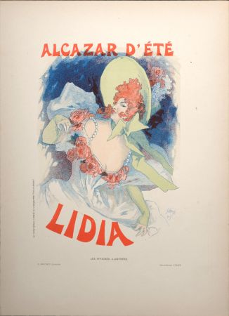 Литография Cheret - Alcazar d'Été Lidia, 1896